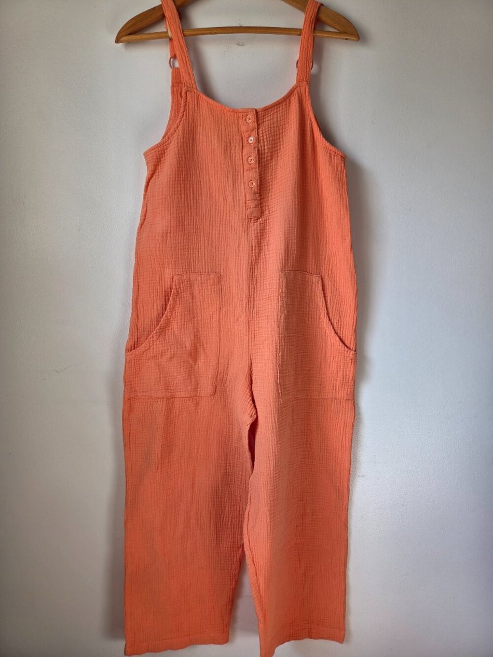 EUC SERRA CORAL COTTON JUMPSUIT / OVERALL SIZE SMALL